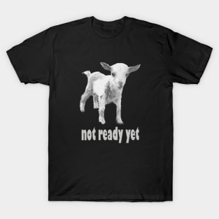 Severance Goat Not Ready Yet White T-Shirt